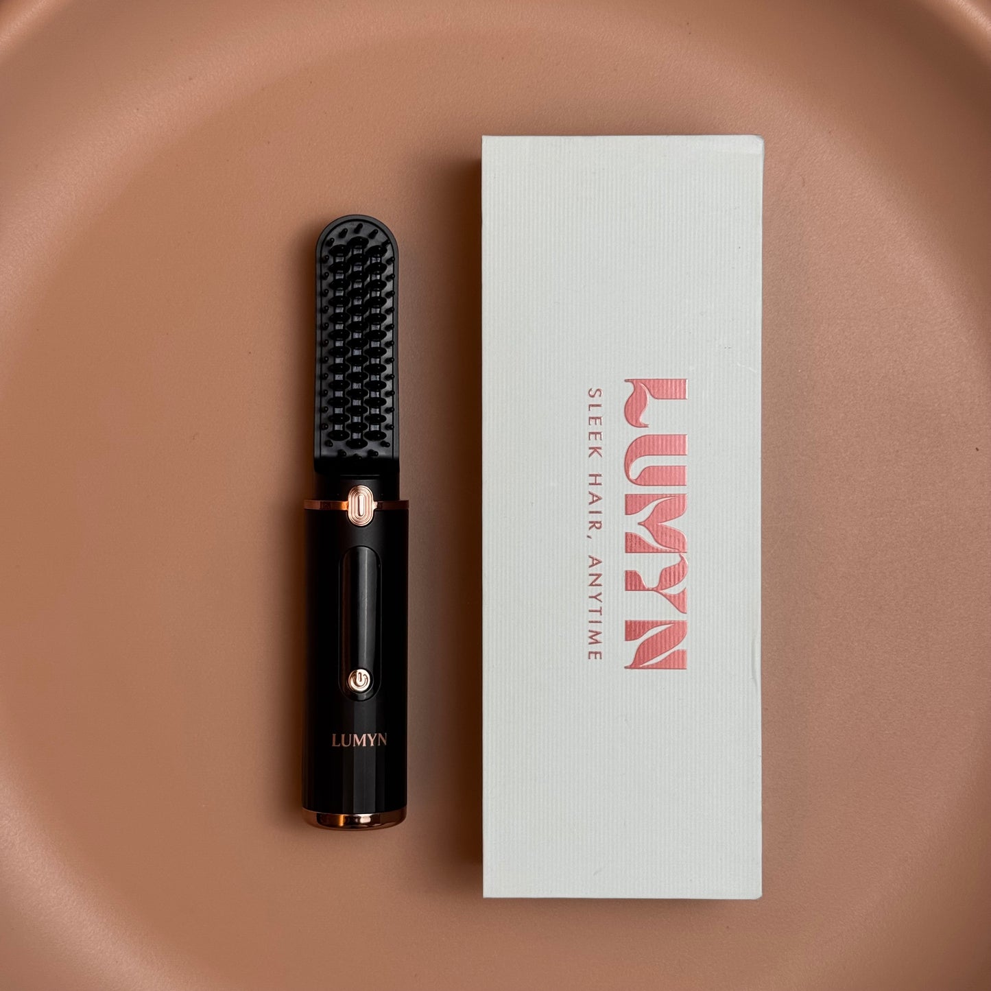 Mini Portable Straightening Brush (Free Delivery)